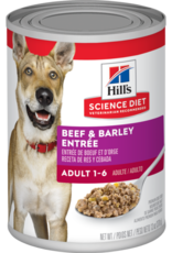 SCIENCE DIET HILL'S SCIENCE DIET DOG ADULT BEEF & BARLEY CAN 5.8OZ CASE OF 24