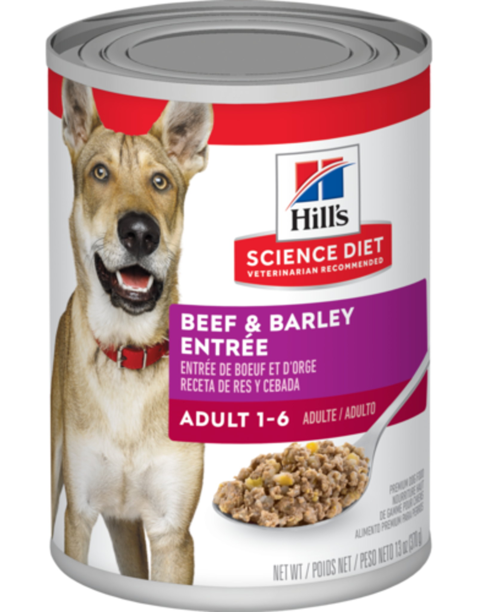 Hill's Science Diet HILL'S SCIENCE DIET DOG ADULT BEEF & BARLEY CAN 5.8OZ CASE OF 24