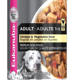 EUKANUBA EUKANUBA DOG CAN CHICKEN & VEGETABLE STEW 12.3OZ CASE OF 12