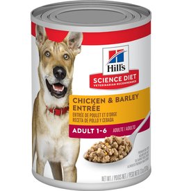 SCIENCE DIET HILL'S SCIENCE DIET DOG ADULT CHICKEN & BARLEY CAN 13OZ CASE OF 12