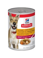 Hill's Science Diet HILL'S SCIENCE DIET DOG ADULT SAVORY STEW CHICKEN & VEGETABLES CAN 12.8OZ CASE OF 12