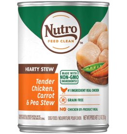 Nutro NUTRO DOG HEARTY STEW CHICKEN, CARROT & PEA CAN 12.5OZ CASE OF 12