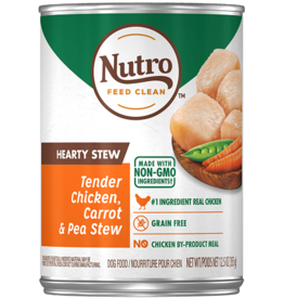 NUTRO PRODUCTS  INC. NUTRO DOG HEARTY STEW CHICKEN, CARROT & PEA CAN 12.5OZ CASE OF 12