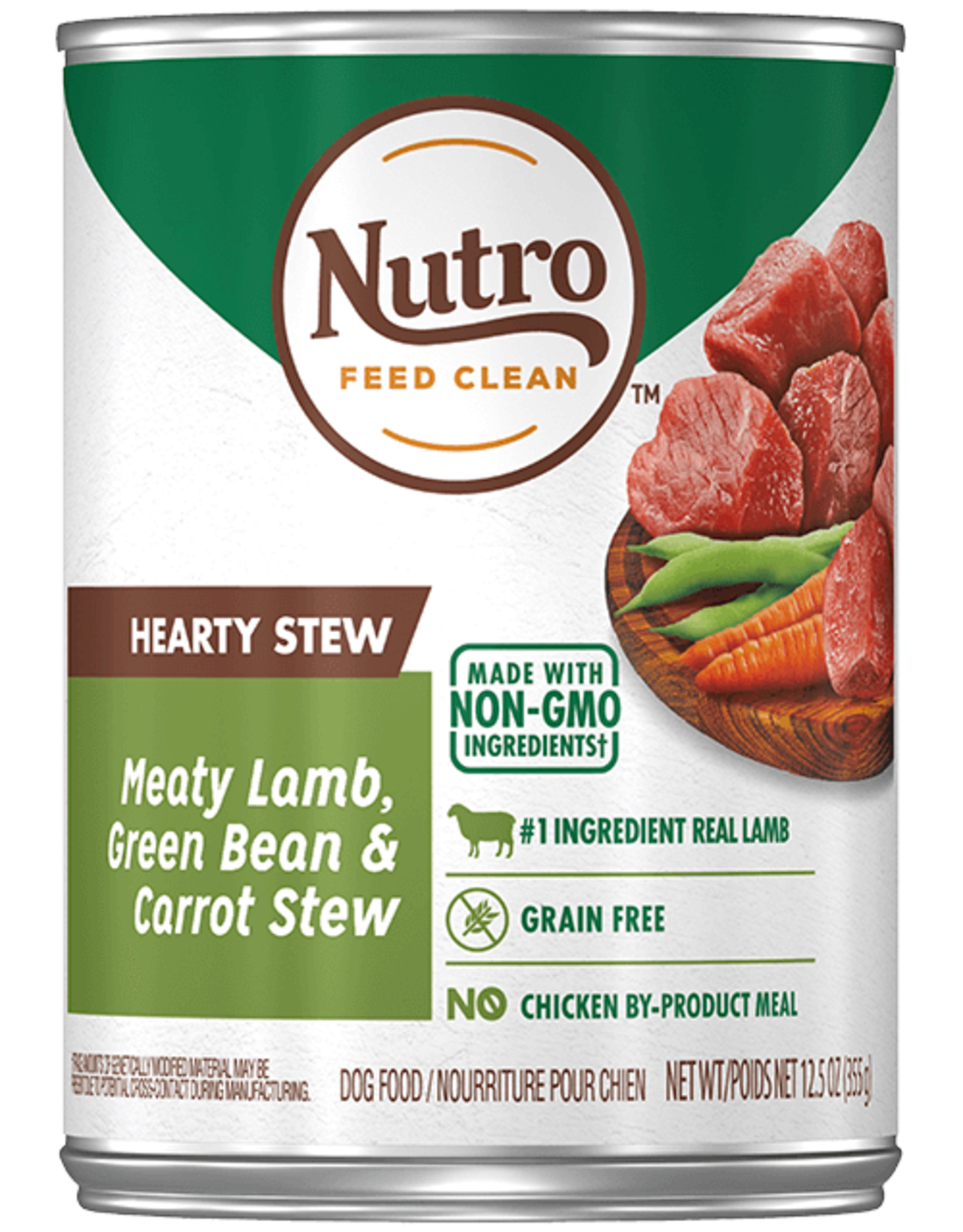 Nutro NUTRO DOG HEARTY STEW LAMB, GREEN BEAN, & CARROT CAN 12.5OZ CASE OF 12