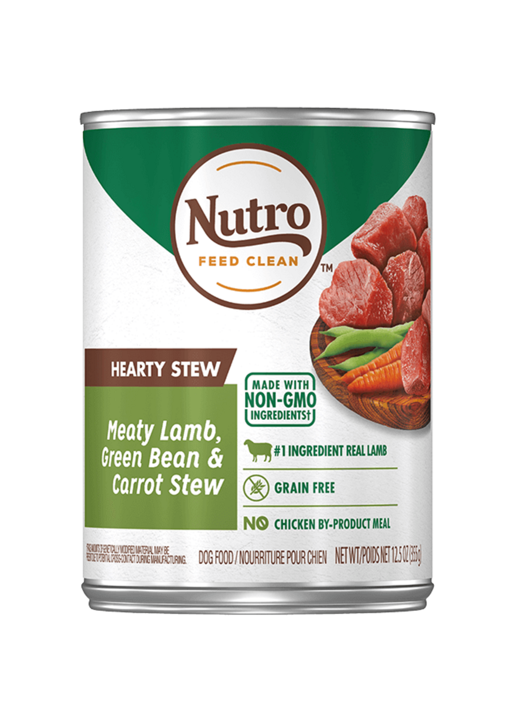 Nutro NUTRO DOG HEARTY STEW LAMB, GREEN BEAN, & CARROT CAN 12.5OZ CASE OF 12