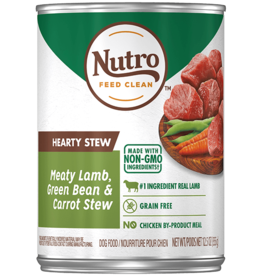 Nutro NUTRO DOG HEARTY STEW LAMB, GREEN BEAN, & CARROT CAN 12.5OZ CASE OF 12