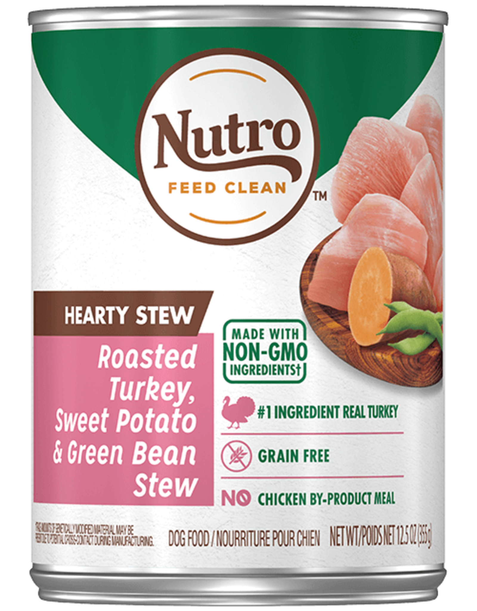 Nutro NUTRO DOG HEARTY STEW TURKEY, SWEET POTATO, & GREEN BEAN CAN 12.5 OZ CASE OF 12