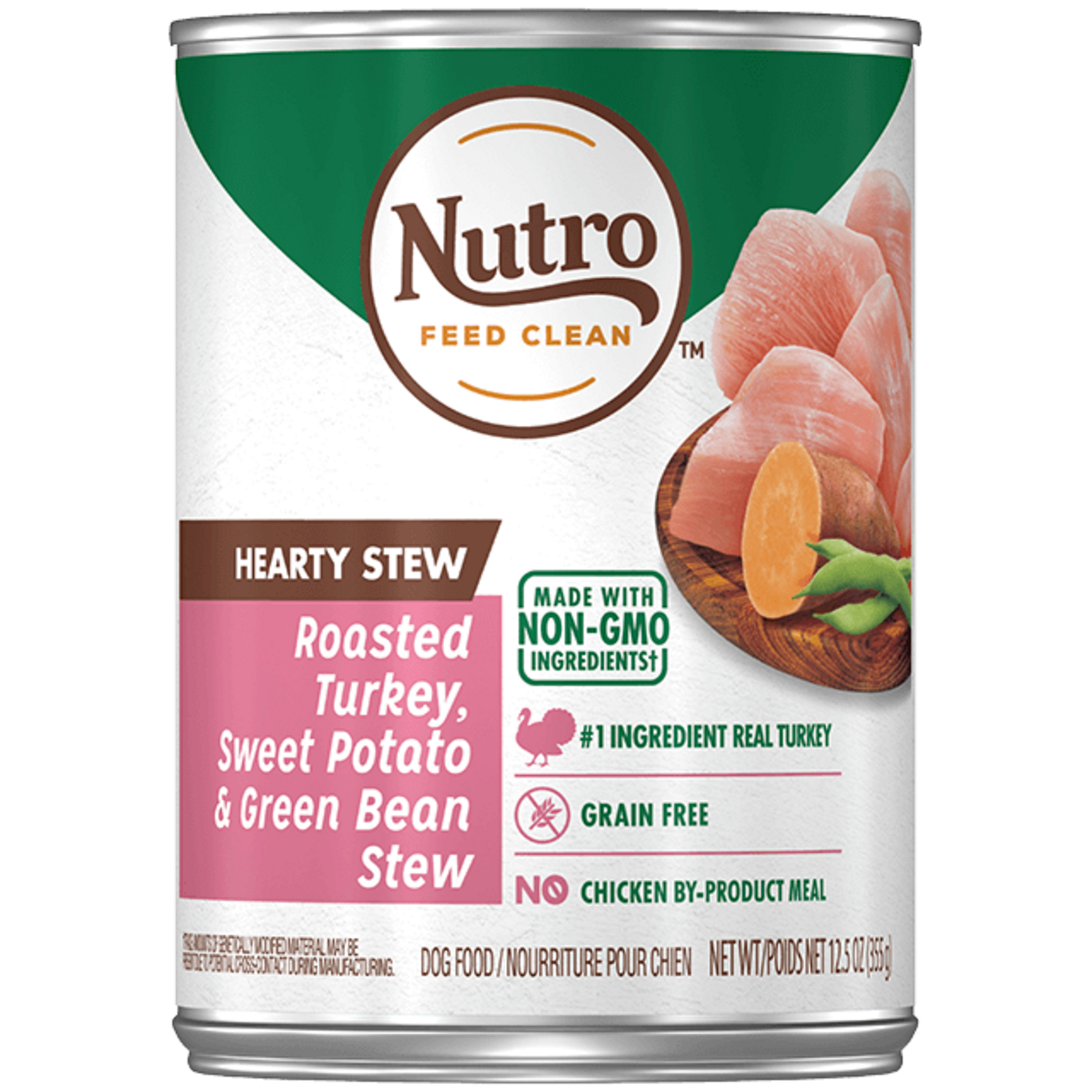 Nutro NUTRO DOG HEARTY STEW TURKEY, SWEET POTATO, & GREEN BEAN CAN 12.5 OZ CASE OF 12