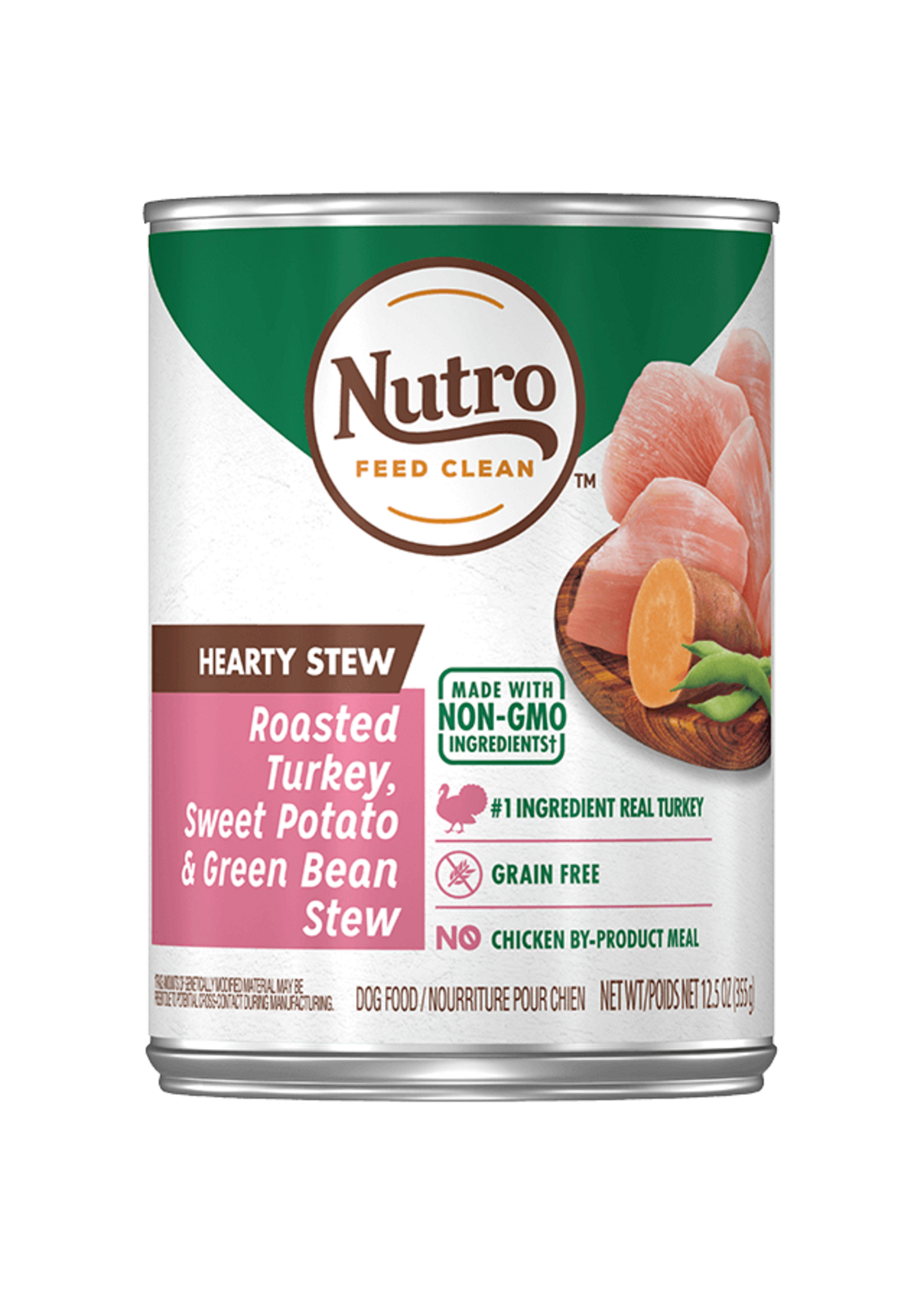 Nutro NUTRO DOG HEARTY STEW TURKEY, SWEET POTATO, & GREEN BEAN CAN 12.5 OZ CASE OF 12