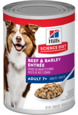 SCIENCE DIET HILL'S SCIENCE DIET DOG BEEF & BARLEY ENTREE 7+ CAN 5.5OZ CASE OF 24