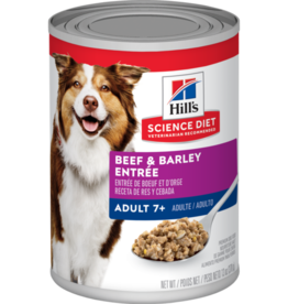 Hill's Science Diet HILL'S SCIENCE DIET DOG BEEF & BARLEY ENTREE 7+ CAN 5.5OZ CASE OF 24