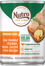 NUTRO PRODUCTS  INC. NUTRO DOG PREMIUM LOAF CHICKEN, POTATO, CARROT & PEA 12.5OZ CASE OF 12