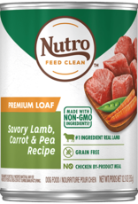 NUTRO PRODUCTS  INC. NUTRO DOG PREMIUM LOAF SAVORY LAMB, CARROT & PEA CAN 12.5OZ CASE OF 12