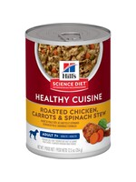 Hill's Science Diet HILL'S SCIENCE DIET DOG HEALTHY CUISINE ADULT 7+ CHICKEN CARROT & SPINACH STEW CAN 12.5OZ CASE OF 12