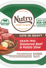 NUTRO PRODUCTS  INC. NUTRO DOG SIMMERED BEEF & POTATO STEW TRAY 3.5OZ CASE OF 24