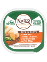 Nutro NUTRO DOG TENDER CHICKEN SWEET POTATO & PEA STEW 3.5OZ TRAY CASE OF 24