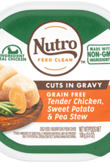 Nutro NUTRO DOG TENDER CHICKEN SWEET POTATO & PEA STEW 3.5OZ TRAY CASE OF 24