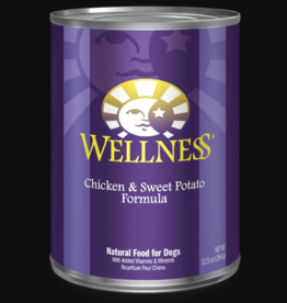 Wellness WELLNESS DOG CAN CHICKEN & SWEET POTATO 12.5OZ CASE OF 12