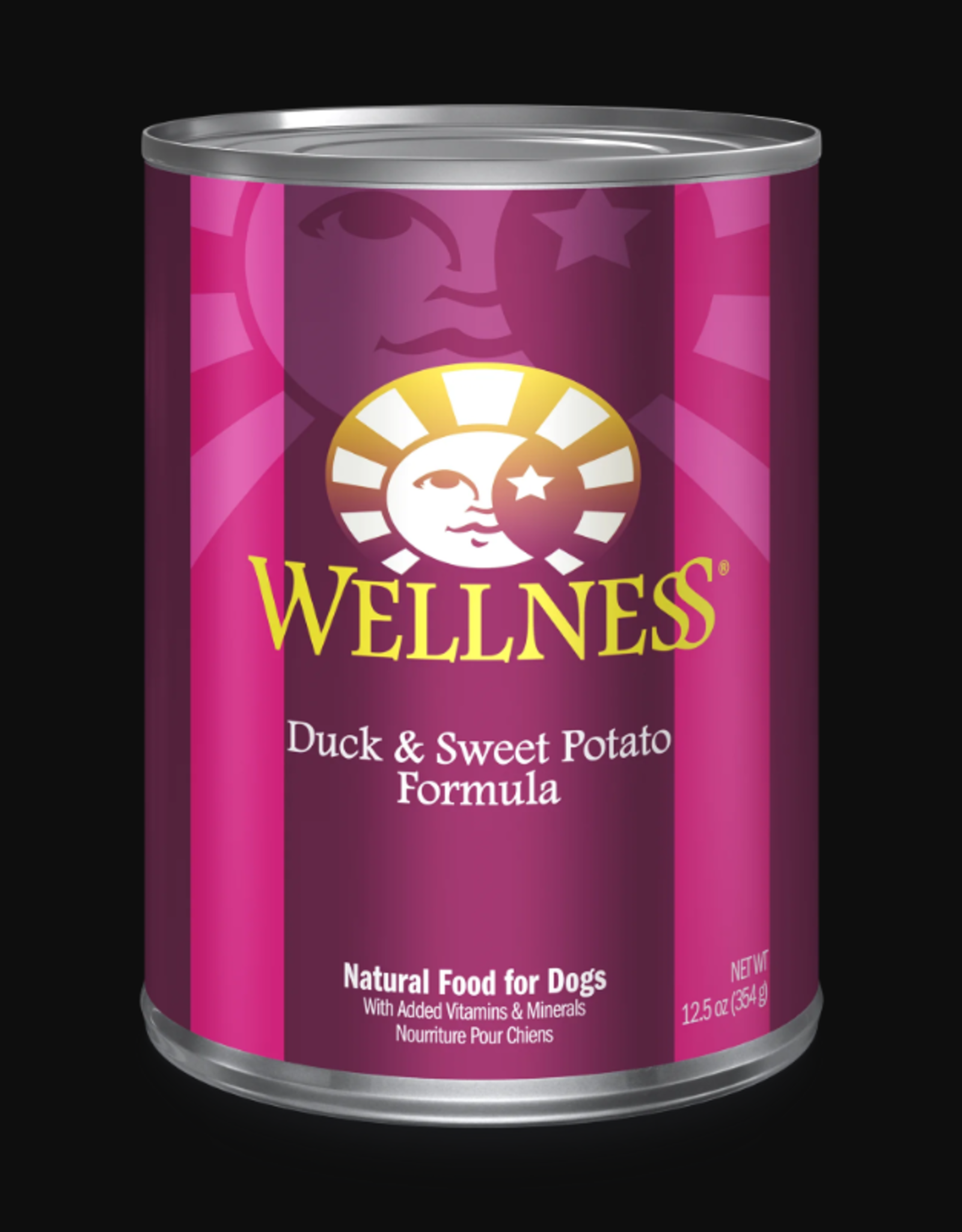 Wellness WELLNESS DOG CAN DUCK & SWEET POTATO 12.5OZ CASE OF 12