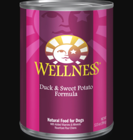 Wellness WELLNESS DOG CAN DUCK & SWEET POTATO 12.5OZ CASE OF 12