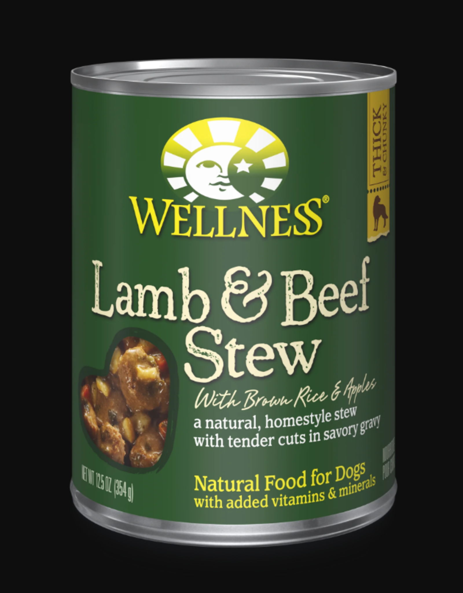 Wellness WELLNESS DOG CAN LAMB & BEEF STEW 12.5OZ CASE OF 12