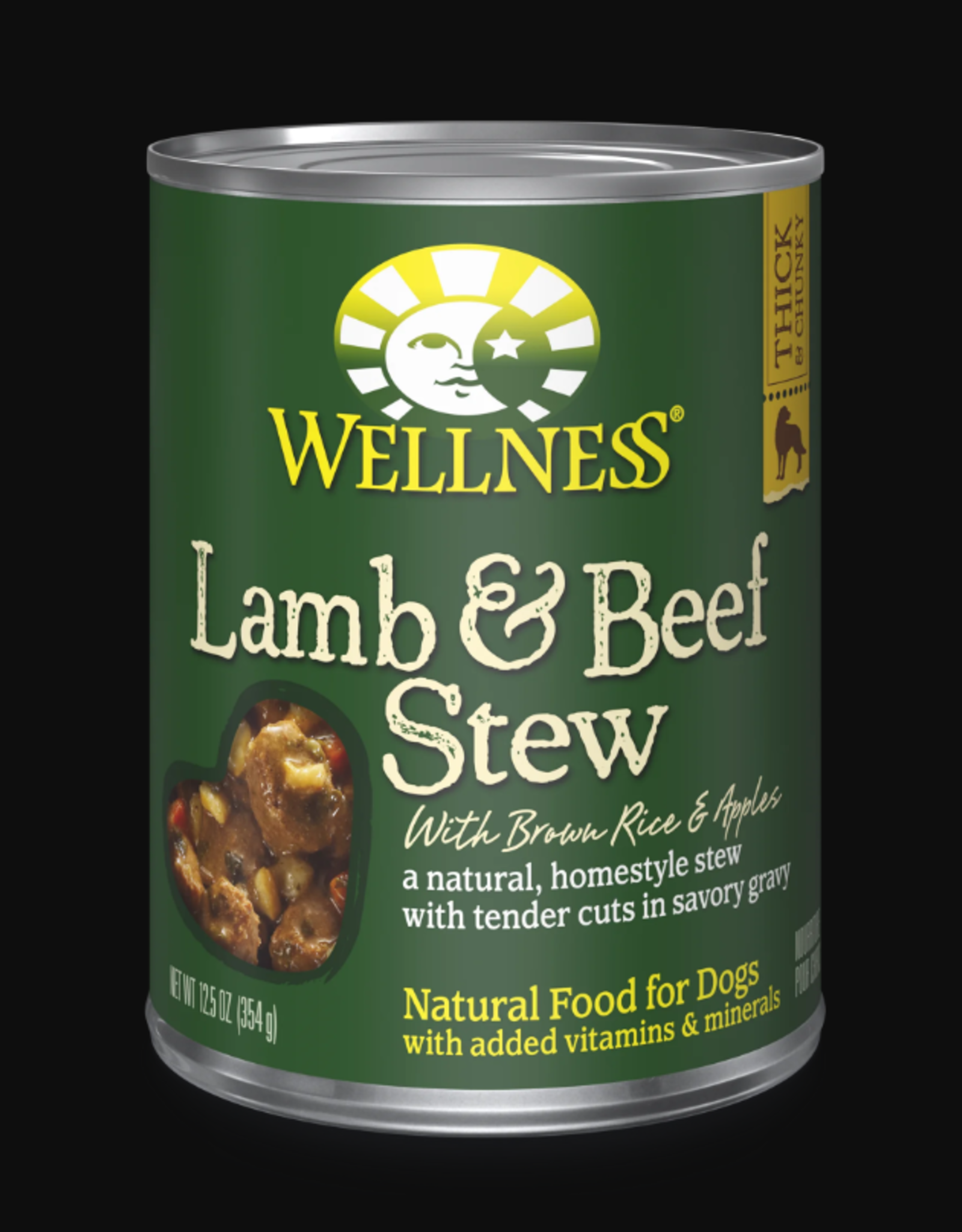 WELLPET LLC WELLNESS DOG CAN LAMB & BEEF STEW 12.5OZ CASE OF 12