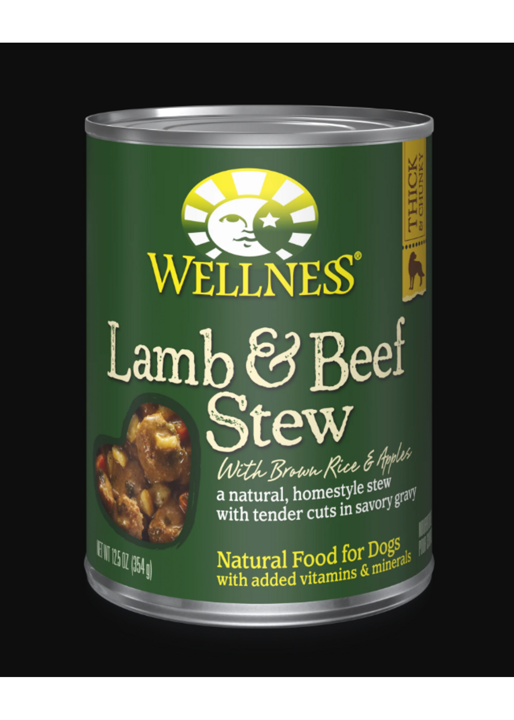 Wellness WELLNESS DOG CAN LAMB & BEEF STEW 12.5OZ CASE OF 12