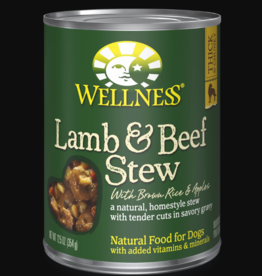 Wellness WELLNESS DOG CAN LAMB & BEEF STEW 12.5OZ CASE OF 12
