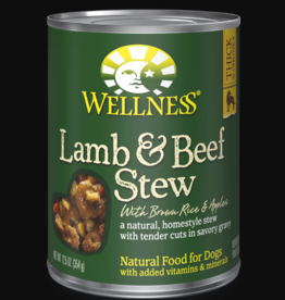 WELLPET LLC WELLNESS DOG CAN LAMB & BEEF STEW 12.5OZ CASE OF 12