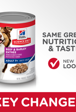 SCIENCE DIET HILL'S SCIENCE DIET DOG MATURE BEEF & BARLEY CAN 13OZ CASE OF 12