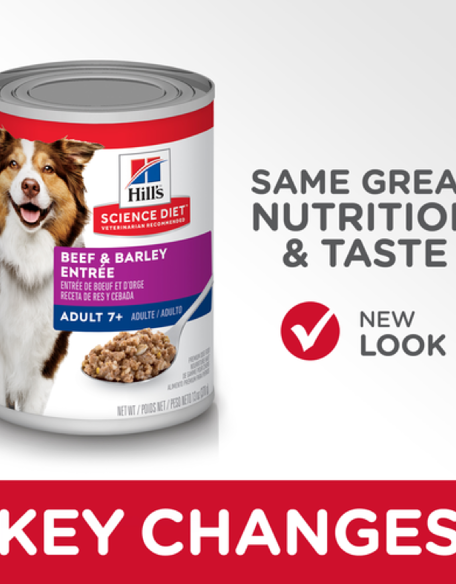 Hill's Science Diet HILL'S SCIENCE DIET DOG MATURE BEEF & BARLEY CAN 13OZ CASE OF 12