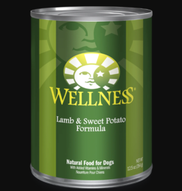 Wellness WELLNESS DOG CAN LAMB & SWEET POTATO 12.5OZ CASE OF 12
