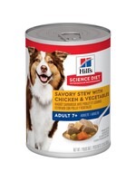 Hill's Science Diet HILL'S SCIENCE DIET DOG MATURE SAVORY STEW CHICKEN & VEGETABLES CAN 12.8OZ CASE OF 12