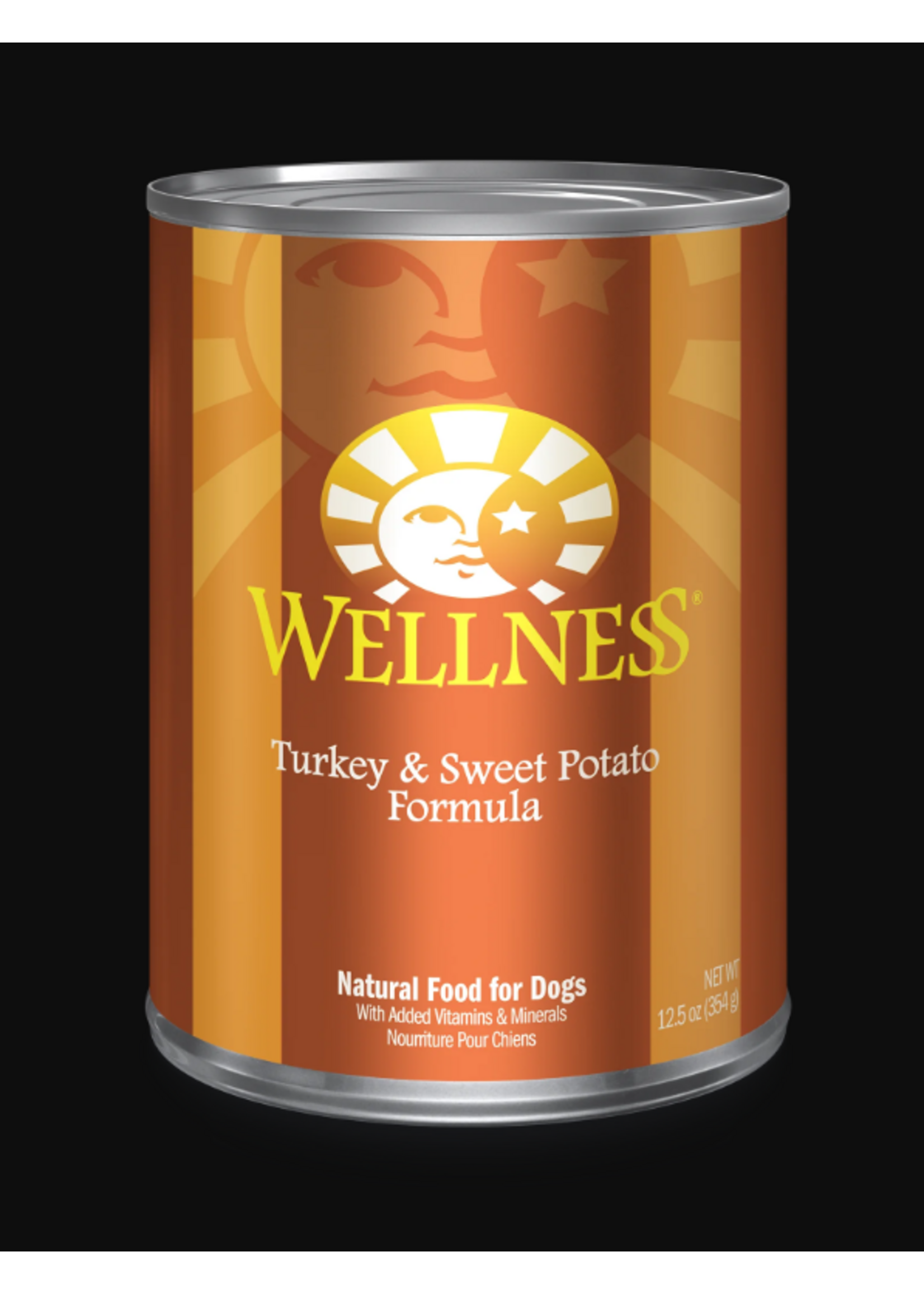 Wellness WELLNESS DOG CAN TURKEY & SWEET POTATO 12.5OZ CASE OF 12