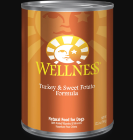 WELLPET LLC WELLNESS DOG CAN TURKEY & SWEET POTATO 12.5OZ CASE OF 12