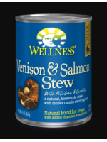 Wellness WELLNESS DOG CAN VENISON & SALMON STEW 12.5OZ CASE OF 12