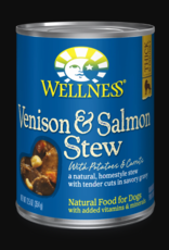 WELLPET LLC WELLNESS DOG CAN VENISON & SALMON STEW 12.5OZ CASE OF 12