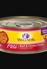 Wellness WELLNESS CAT CAN BEEF & CHICKEN DINNER 5.5OZ CASE OF 24