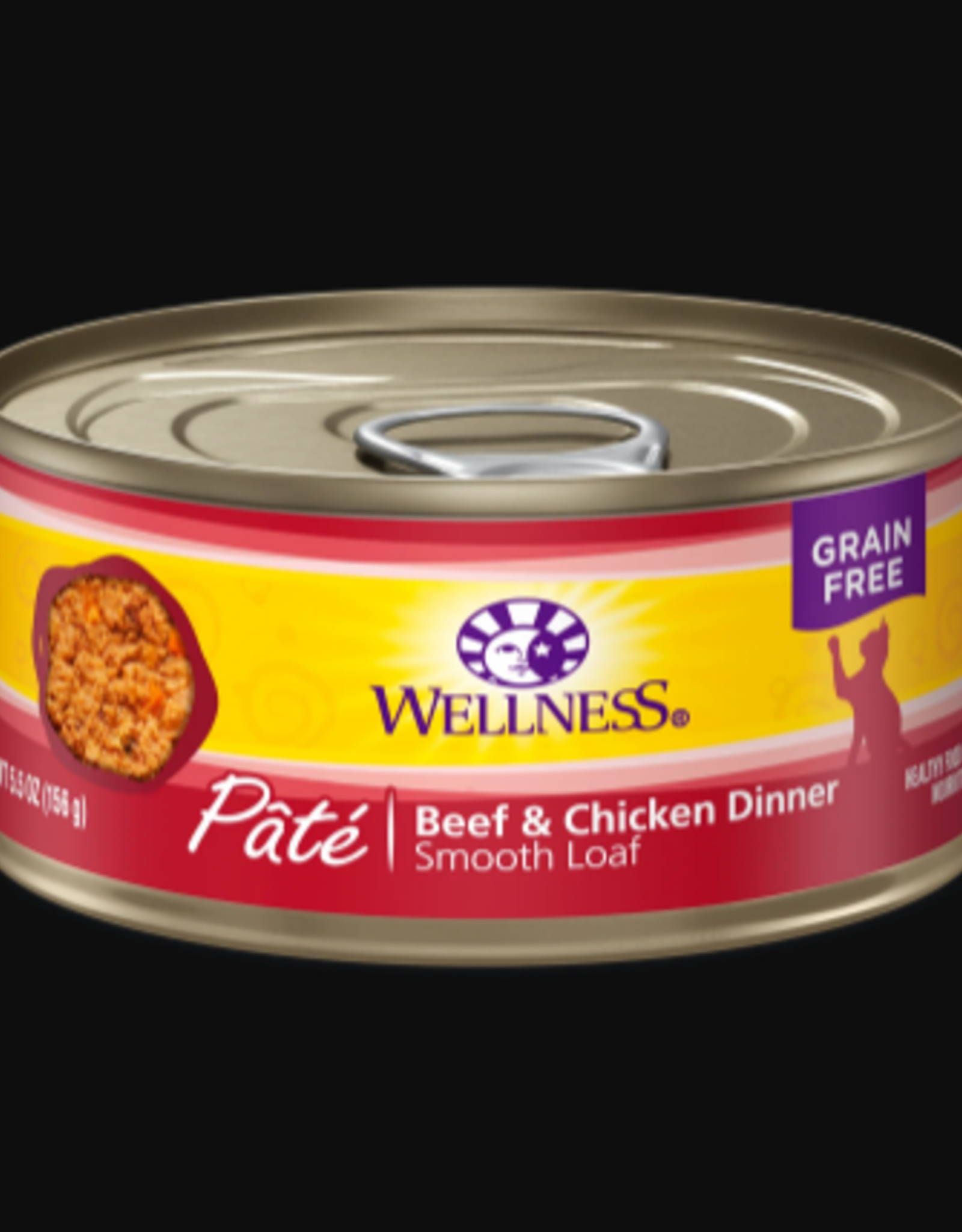 Wellness WELLNESS CAT CAN BEEF & CHICKEN DINNER 5.5OZ CASE OF 24