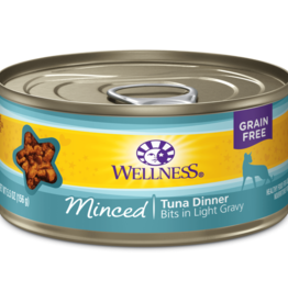 WELLPET LLC WELLNESS CAT CAN MINCED TUNA DINNER 3OZ CASE OF 24