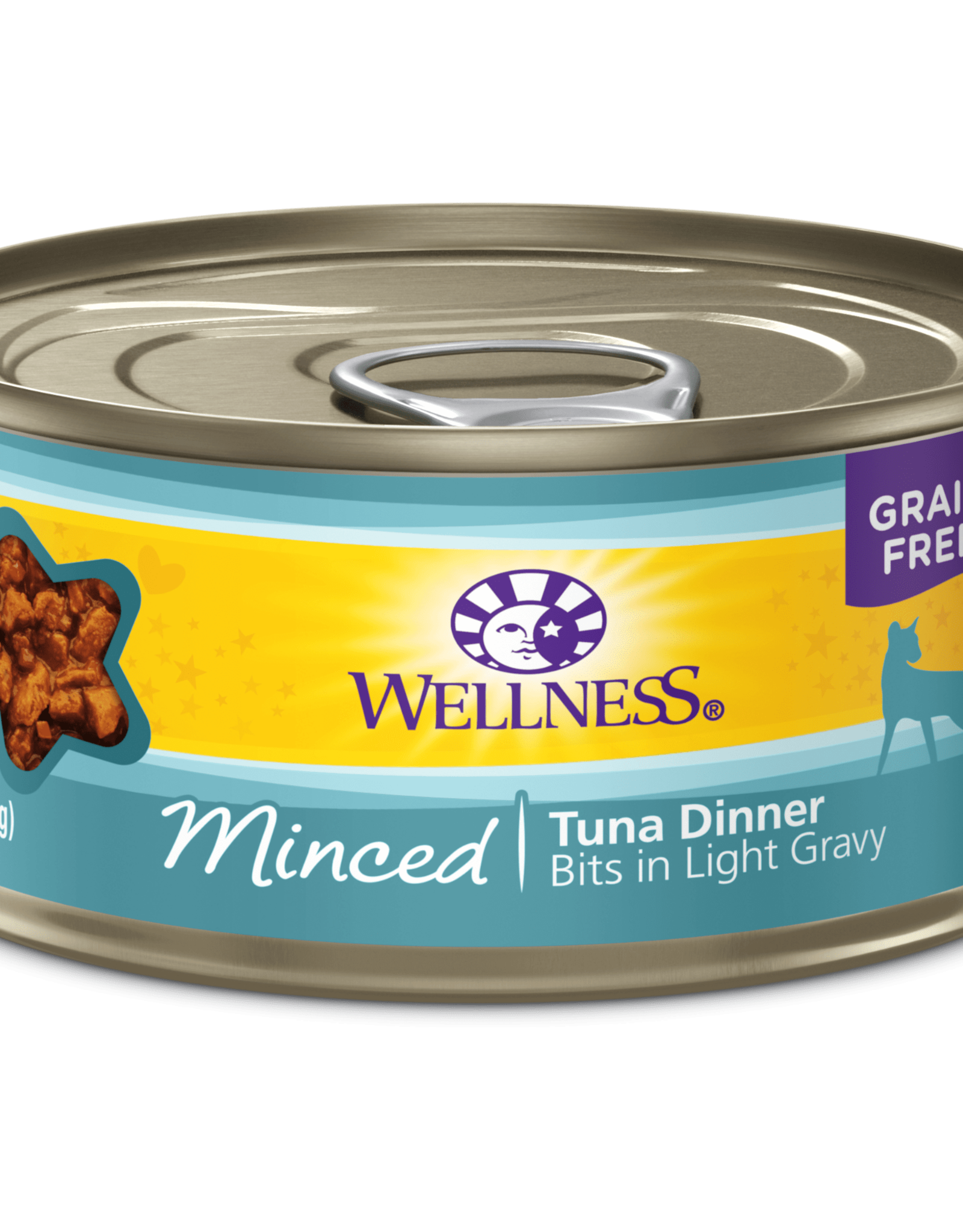 Wellness WELLNESS CAT CAN MINCED TUNA DINNER 5.5OZ CASE OF 24