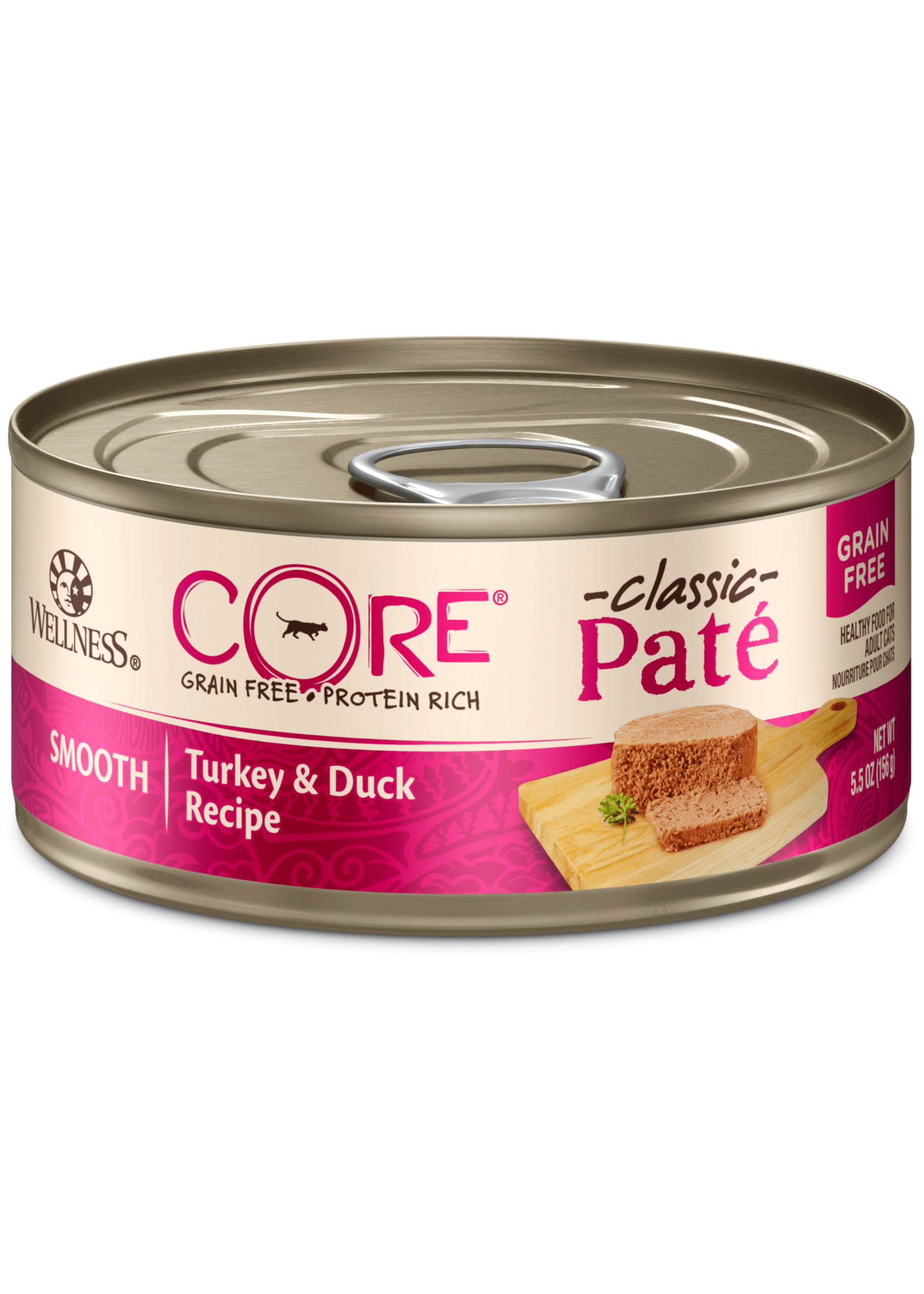 Wellness WELLNESS CAT CORE CAN TURKEY & DUCK 5.5OZ CASE OF 24
