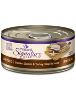 Wellness WELLNESS CAT CORE SIGNATURE SELECTS SHREDDED CHICKEN & TURKEY 5.3OZ CASE OF 12