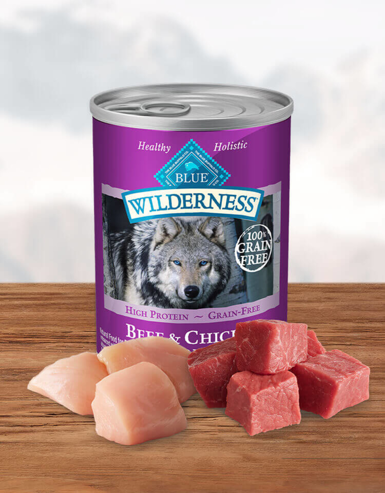 Blue Buffalo BLUE BUFFALO WILDERNESS DOG BEEF & CHICKEN CAN 12.5OZ CASE OF 12