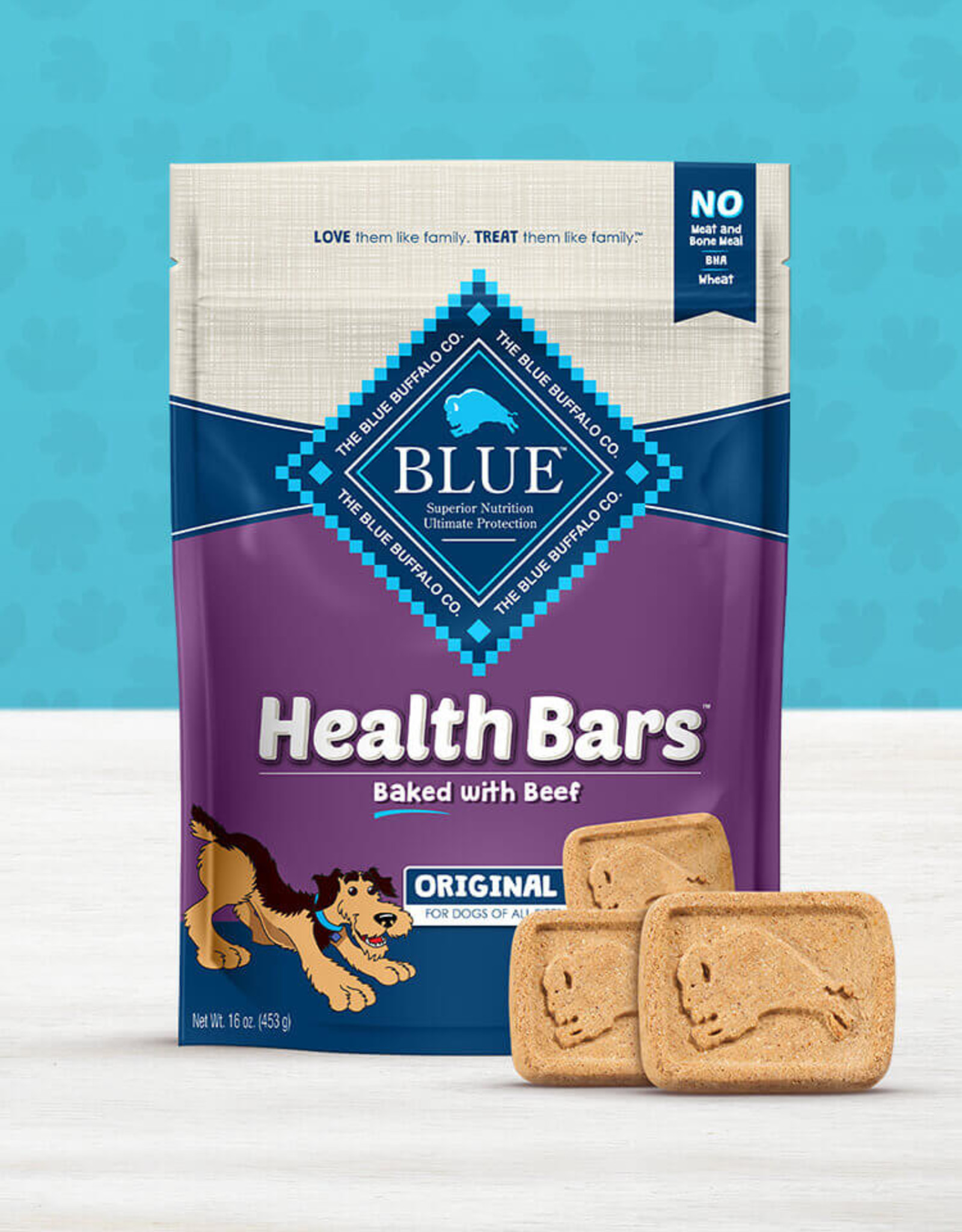 Blue Buffalo Blue Buffalo Health Bars Beef Dog Treats 16 oz