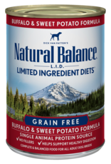 NATURAL BALANCE PET FOODS, INC NATURAL BALANCE DOG BISON & SWEET POTATO CAN 13OZ CASE OF 12