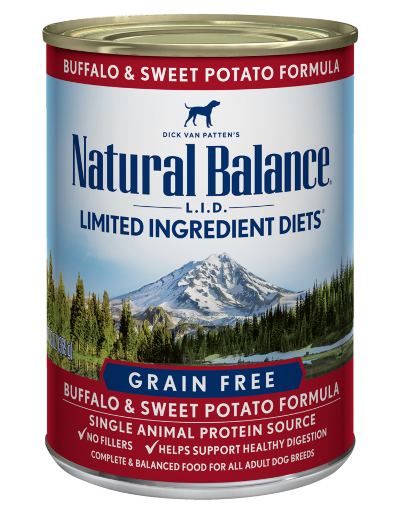 NATURAL BALANCE PET FOODS, INC NATURAL BALANCE DOG BISON & SWEET POTATO CAN 13OZ CASE OF 12