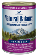 NATURAL BALANCE PET FOODS, INC NATURAL BALANCE DOG SWEET POTATO & VENISON CAN 13OZ CASE OF 12