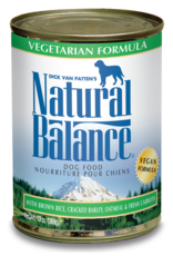 NATURAL BALANCE PET FOODS, INC NATURAL BALANCE DOG VEGETARIAN CAN 13OZ CASE OF 12