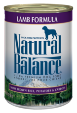 NATURAL BALANCE PET FOODS, INC NATURAL BALANCE DOG ULTRA LAMB FORMULA CAN 13Z CASE OF 12